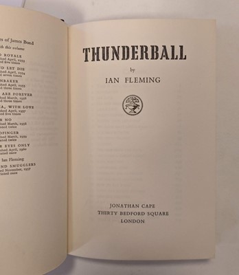 Lot 378 - Fleming (Ian). Thunderball, 1st edition, London: Jonathan Cape, 1961