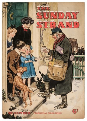 Lot 652 - Brock (Henry Matthew, 1875-1960). Original cover illustration for 'Strand Magazine', circa 1910