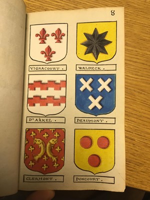 Lot 294 - Heraldry. A volume containing 948 very finely hand-painted continental armorials, c. 1770