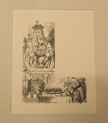 Lot 699 - Tenniel (John, 1820-1914). 41 engravings from Alice's Adventures/Through the Looking-Glass, [1988]