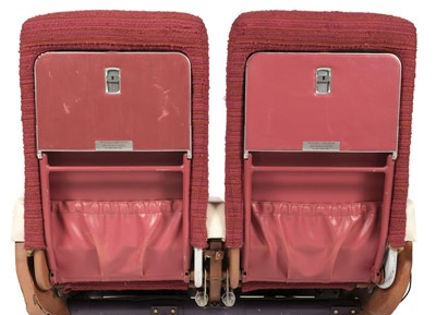 Lot 63 - Concorde. A fine pair of the first British Concorde seats, c. 1968
