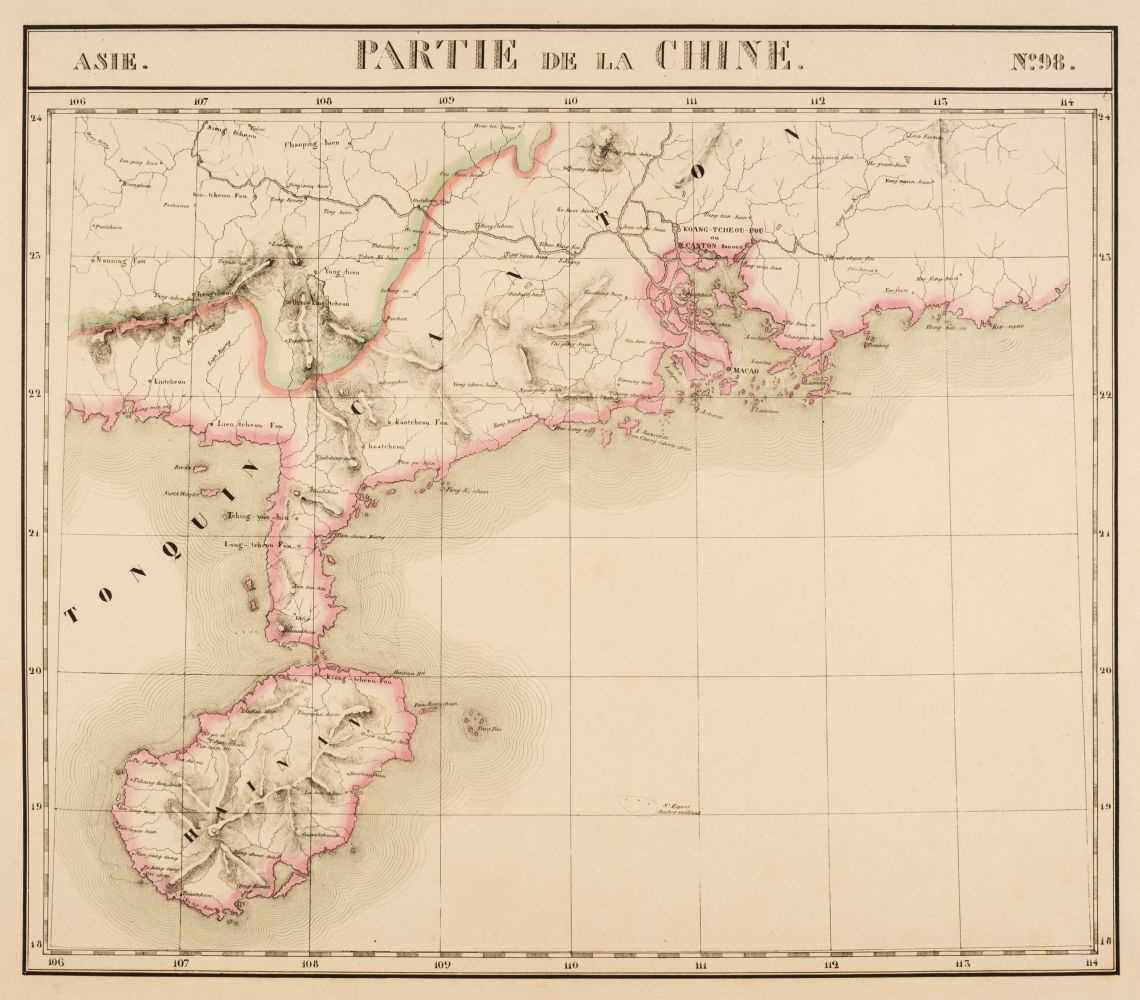 Lot 78 - Asia. Vandermaelen (P. M.), Seven maps of Asia, circa 1825
