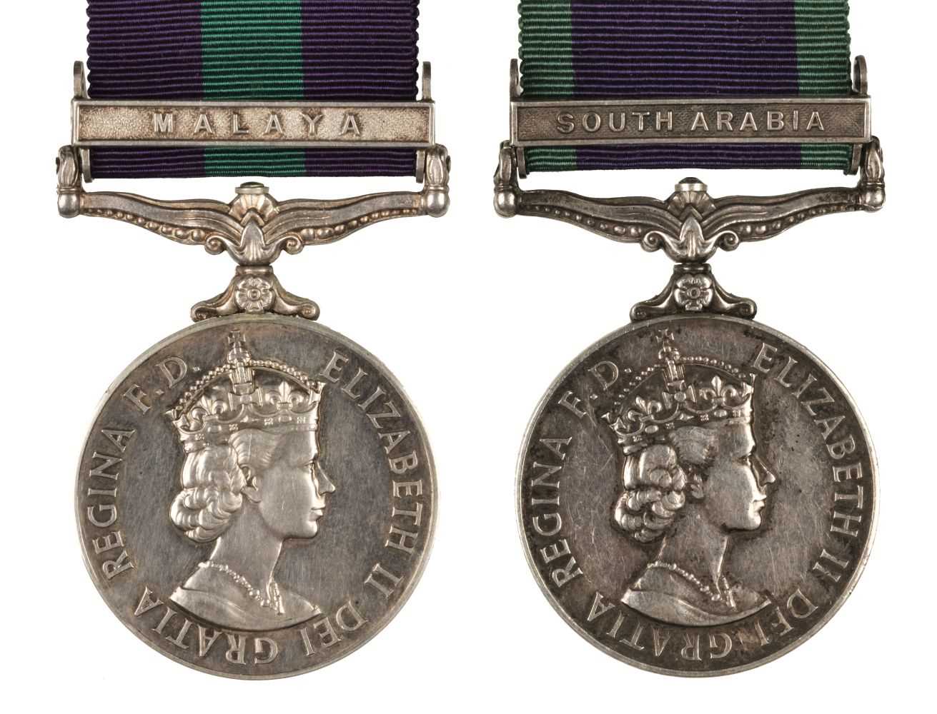 Lot 273 - Bullock. Two General Service Medals
