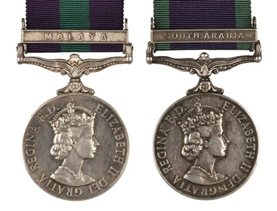 Lot 273 - Bullock. Two General Service Medals
