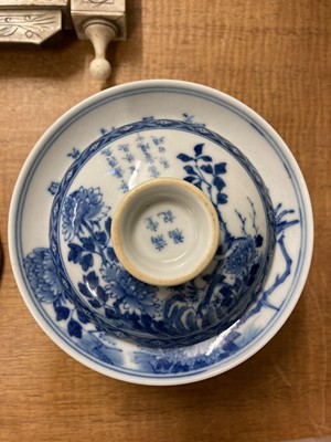 Lot 476 - Chinese Rice Bowl. A 19th century rice bowl, cover and stand