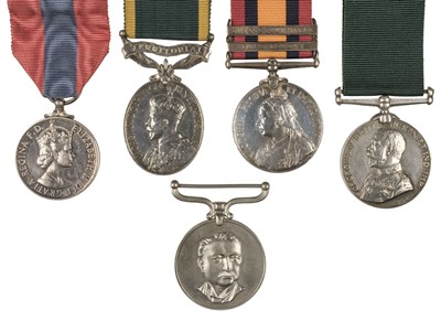 Lot 275 - Bullock. Various Medals including Queen's South Africa