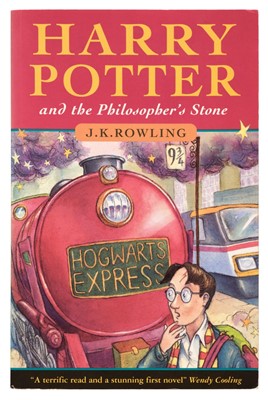 Lot 872 - Rowling (J.K.) Harry Potter and the Philosopher's Stone, 1st paperback edition, 1997