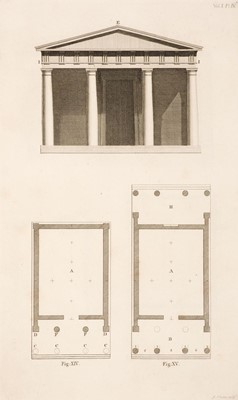 Lot 278 - Vitruvius (Pollio Marco). The Architecture of M. Vitruvius Pollio, 2 volumes, James Newton, 1791