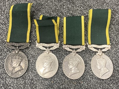 Lot 301 - Territorial Efficiency Medals - Royal Signals