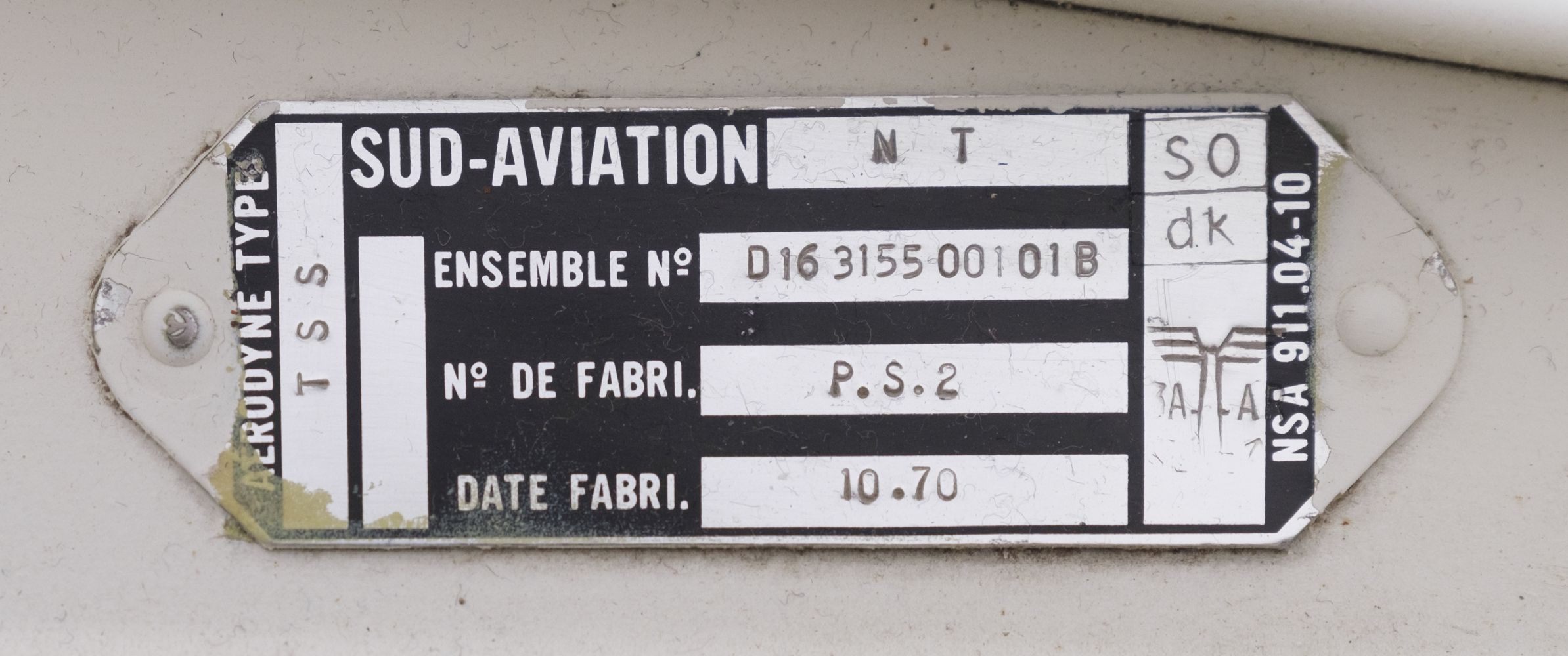 Concrode Elevons Lot 25 - B.A.C./Sud Aviation 'Concorde'. Concorde