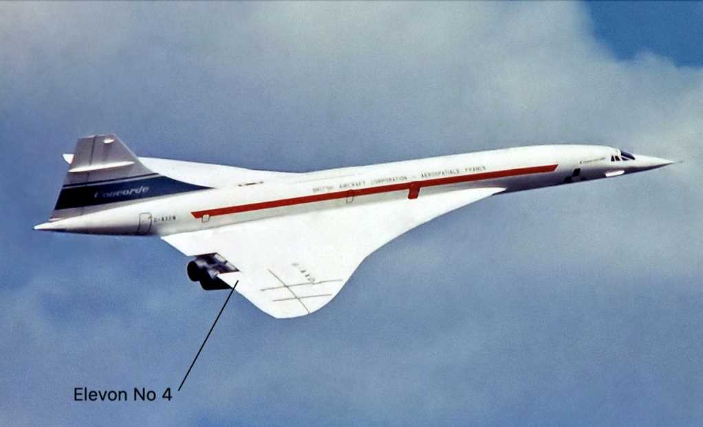Concrode Elevons Lot 25 - B.A.C./Sud Aviation 'Concorde'. Concorde