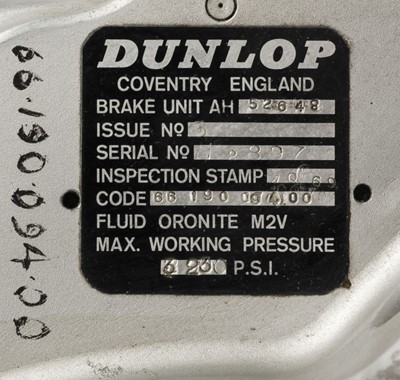 Lot 28 - B.A.C./Sud Aviation 'Concorde'. Dunlop Brake Unit