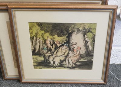 Lot 274 - Read (Harold Hope, 1881-1959). A collection of 8 drawings and watercolours