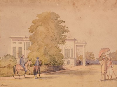 Lot 163 - Mecham (Captain R.). Government House, Barrackpore & Kotagherry House, Nilgiri Hills, circa 1850