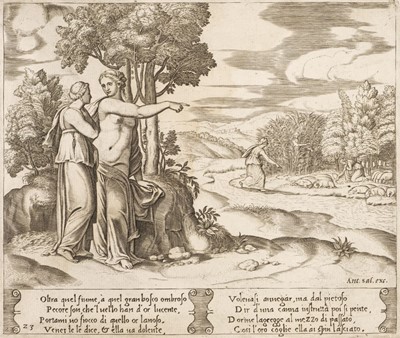 Lot 56 - Master of the Die. Cupid and Psyche, after Raphael, circa 1530-60, complete set of 32 engravings