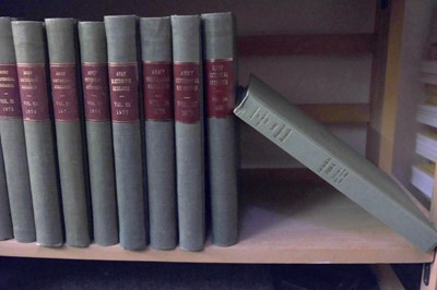 Lot 458 - Society For Army Historical Research Journal. A complete run, 1921-2016, 186 volumes