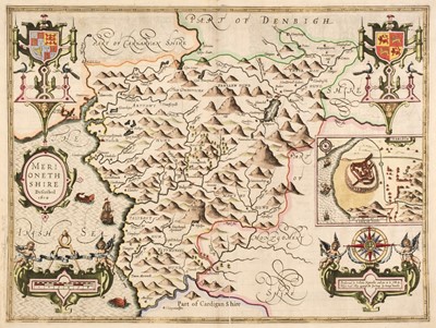 Lot 154 - Wales. Speed (John), Four county maps, 1611 or later