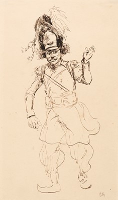 Lot 143 - Detaille (Edouard, 1848-1912). Caricatural self-portrait