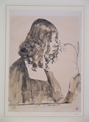 Lot 143 - Detaille (Edouard, 1848-1912). Caricatural self-portrait