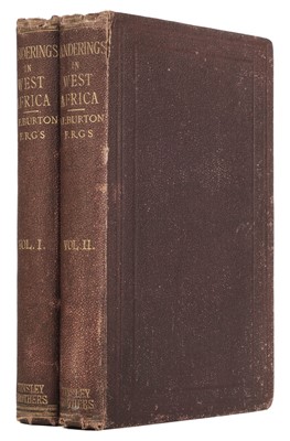 Lot 8 - Burton (Richard). Wanderings in West Africa, 1st edition, London: Tinsley Brothers, 1863