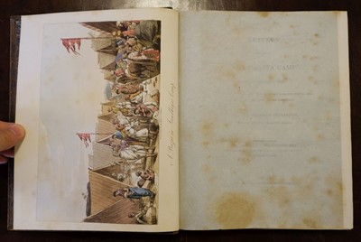 Lot 7 - Broughton (Thomas Duer). Letters written in a Mahratta Camp, 1813