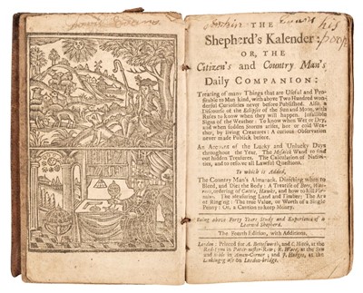 Lot 323 - (S.J.). The Shepherd's Kalender, 4th edition, London: A Bettesworth, and C. Hitch, c.1735