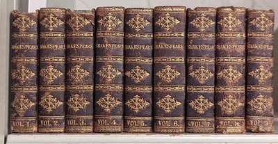 Lot 510 - Shakespeare (William). The Plays of Shakespeare, 9 vols., London: William Pickering, 1825