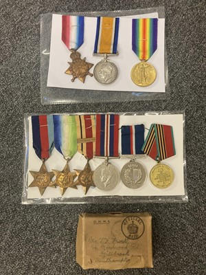 Lot 305 - WWI & WWII Medals. Mixed collection