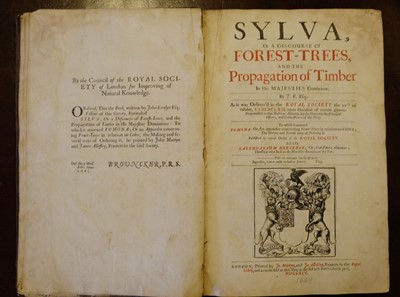 Lot 62 - Evelyn (John). Sylva, 1st edition, 3 parts in 1, London: Jo. Martyn and Ja. Allestry, 1664