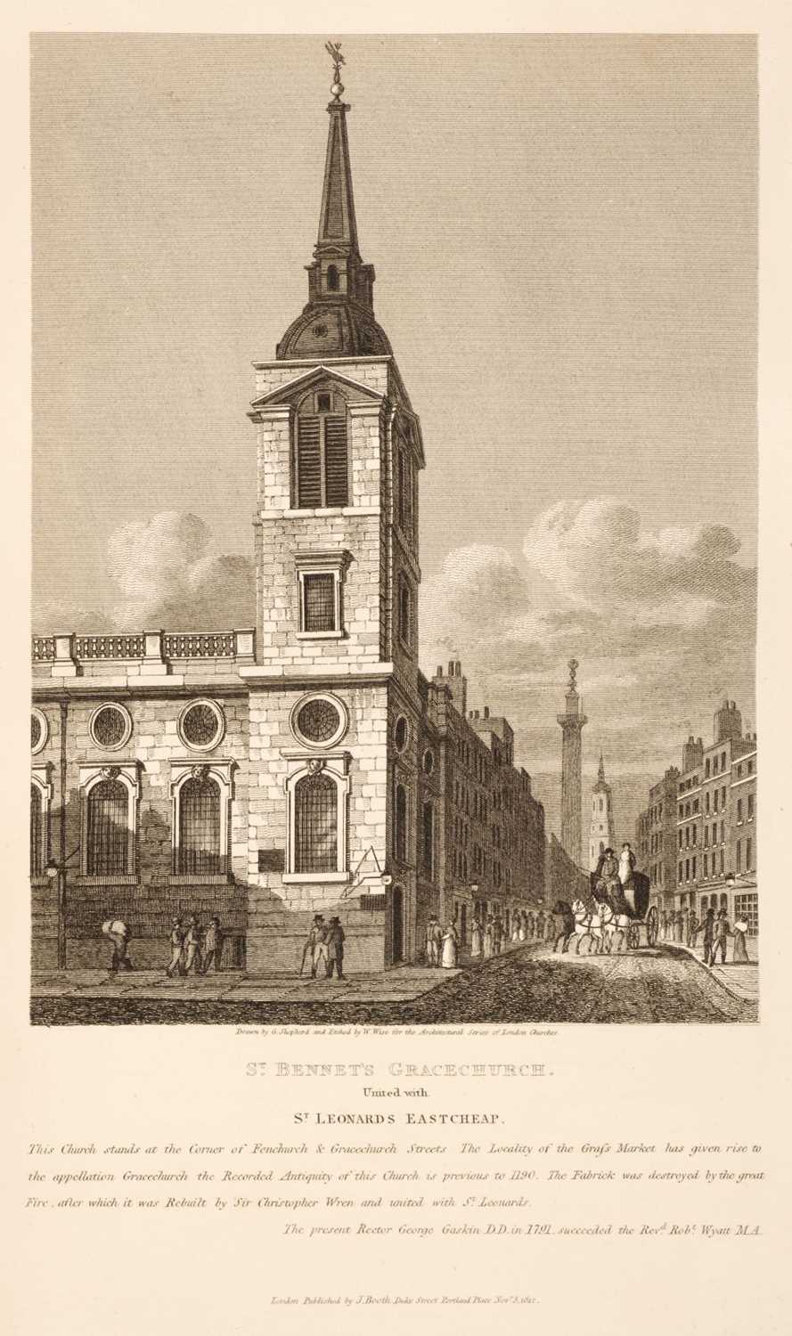 Lot 42 - Clarke (Charles). Architectura Ecclesiastica Londini, 1820