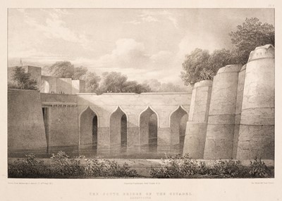 Lot 1 - Abbott (George). Views of the Forts of Bhurtpoore & Weire, 1827