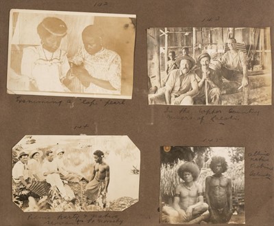 Lot 475 - Australia & Papua New Guinea. An album containing approximately 190 photographs, c. 1917-20