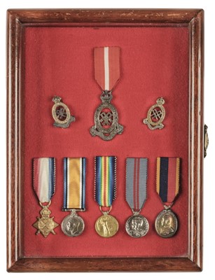 Lot 295 - Miniature Medals. Attributed to Captain A.C. Purnell, Middlesex Regiment