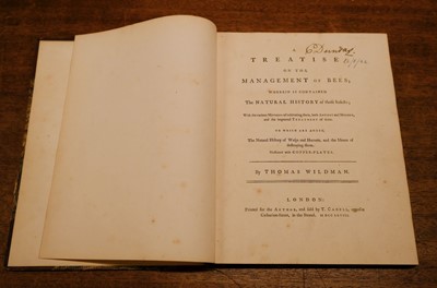 Lot 73 - Wildman (Thomas). A Treatise on the Management of Bees..., 1768
