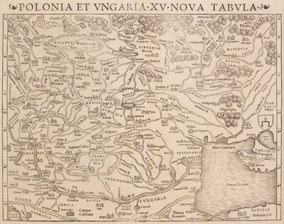 Lot 132 - Poland. Munster (Sebastian), Polonia et Ungaria XV Nova Tabula, circa 1550