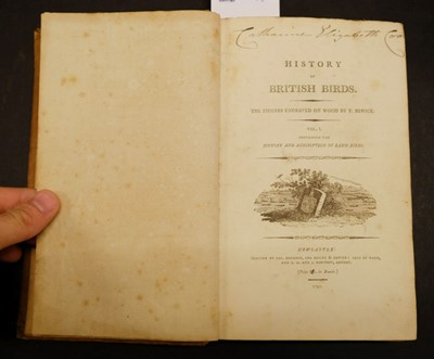 Lot 60 - Bewick (Thomas). History of British Birds (Land/Water Birds), 2 vols. 1st ed., Newcastle, 1797-1804