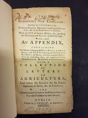 Lot 64 - Garton (James). The Practical Gardener, and Gentleman's Dictionary, 1st ed., 1769
