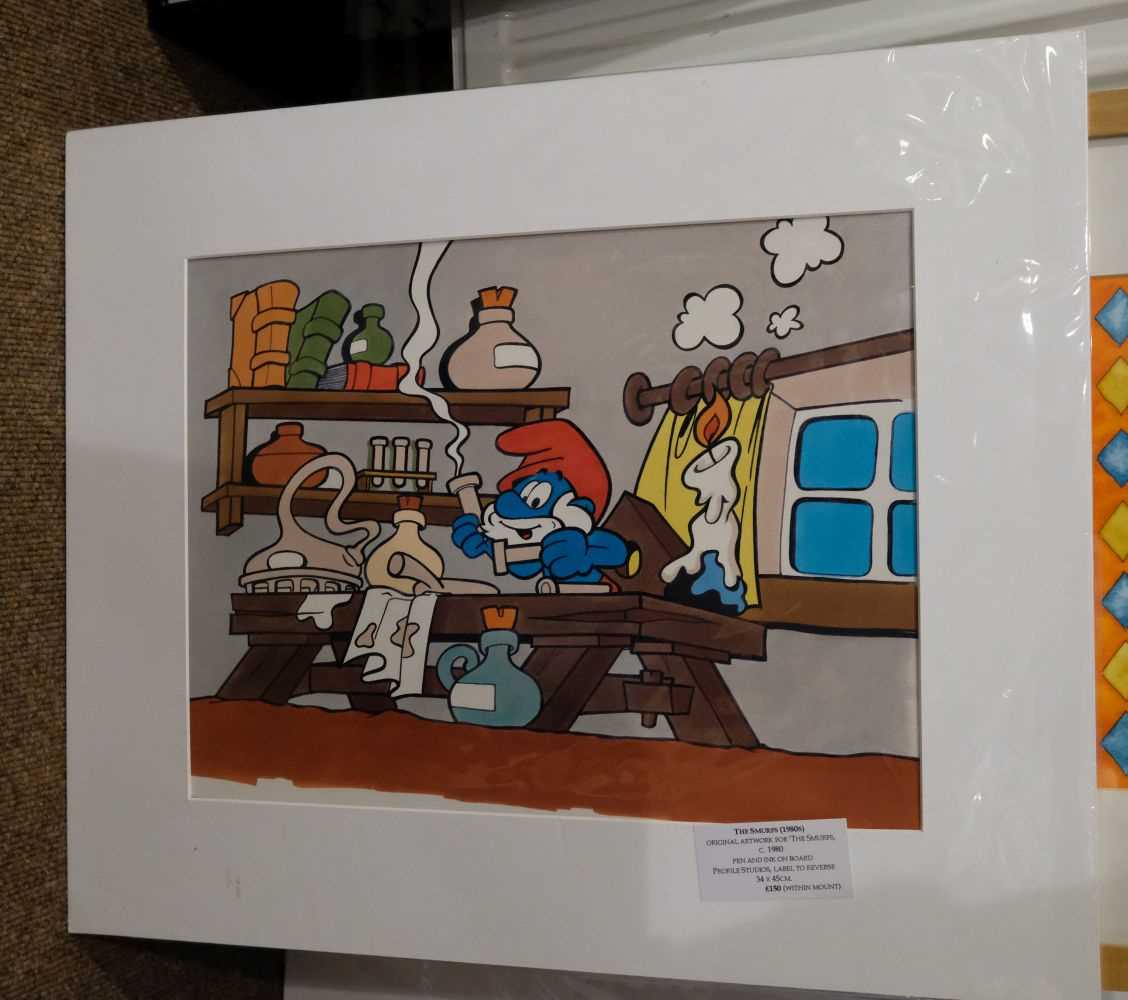Lot 686 Pinky And Perky And The Smurfs Original