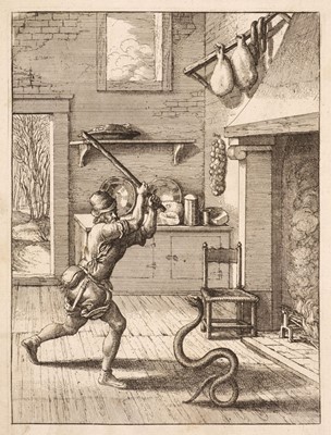 Lot 239 - Aesop. The Fables of Aesop Paraphras'd in Verse, London: Thomas Roycroft, 1668