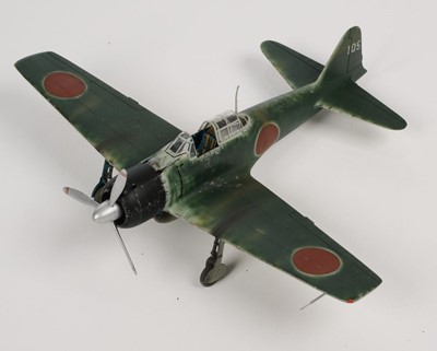 Lot 169 - Model Aircraft. A collection of WWII Japenese 1:48 model aircraft...