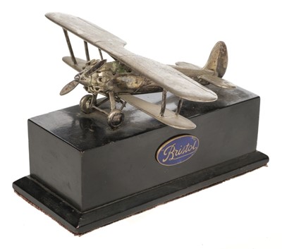 Lot 37 - Bristol Aeroplane Company. A fine presentation model of a Bristol “Bulldog” aeroplane, c. 1930