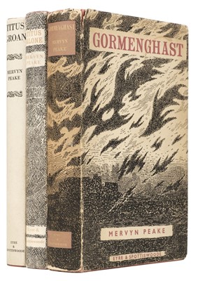 Lot 862 - Peake (Mervyn). The Gormenghast Trilogy, London: Eyre & Spottiswoode, 1946-59