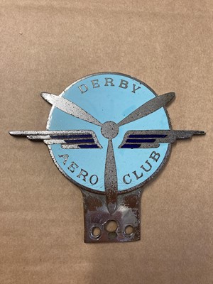 Lot 57 - Derby Aero Club. A pre-war member’s car badge, c.1930s
