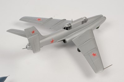 Lot 154 - Model Aircraft. A collection of 1/72 model aircraft built by Ken Duffey...