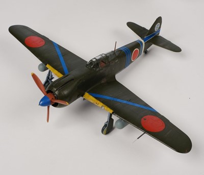 Lot 167 - Model Aircraft. A collection of WWII Japenese 1:48 model aircraft...