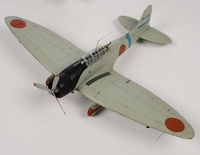 Lot 167 - Model Aircraft. A collection of WWII Japenese 1:48 model aircraft...