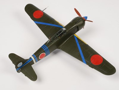 Lot 167 - Model Aircraft. A collection of WWII Japenese 1:48 model aircraft...