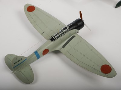 Lot 167 - Model Aircraft. A collection of WWII Japenese 1:48 model aircraft...