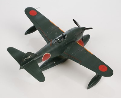 Lot 167 - Model Aircraft. A collection of WWII Japenese 1:48 model aircraft...