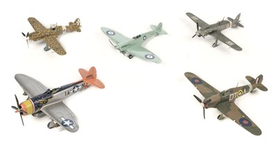 Lot 160 - Model Aircraft. A collection of WWII Allied 1:48 model aircraft...